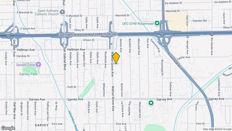 3250 1/2 Walnut Grove Ave Map and Location Details