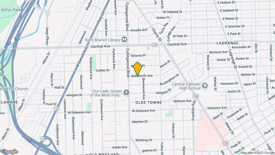 431 Kenilworth Ave Map and Location Details