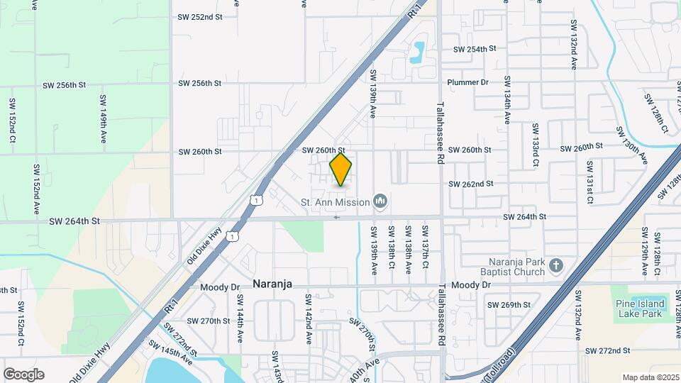 13831 SW 262nd Ln Map and Location Details