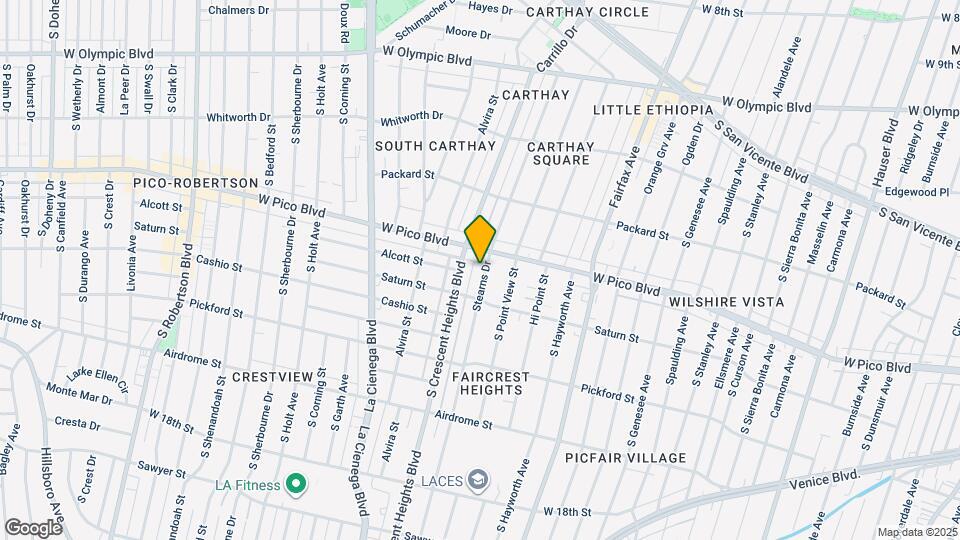 1421 Stearns Dr Map and Location Details