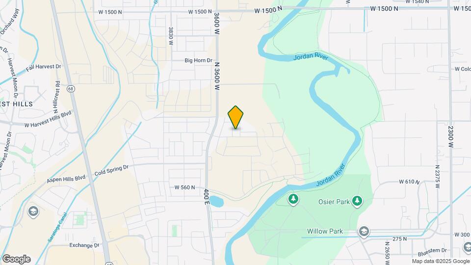 844 N 3540 W Map and Location Details