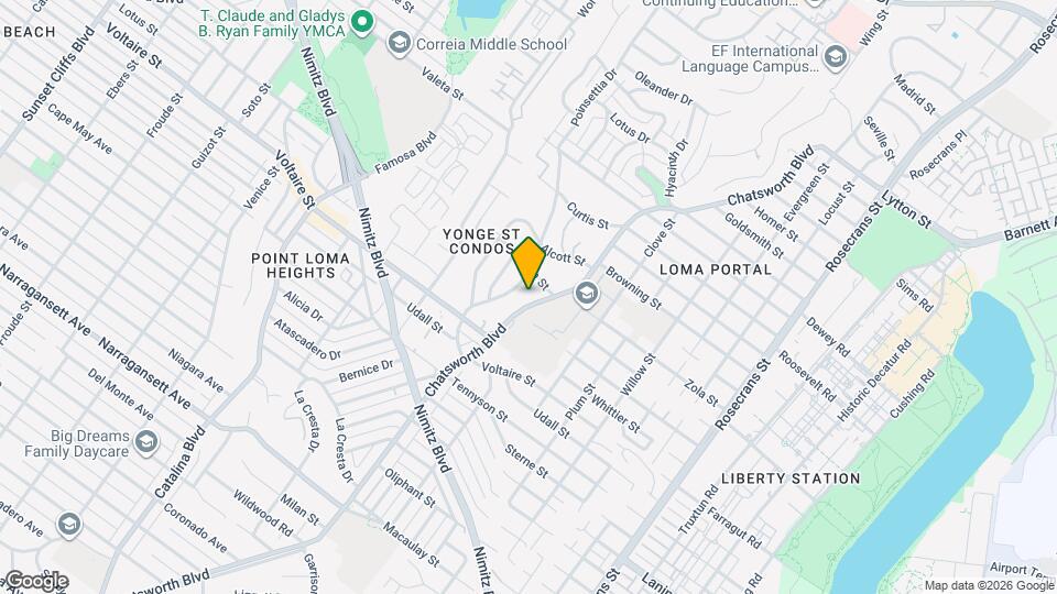 2324 Chatsworth Blvd Map and Location Details