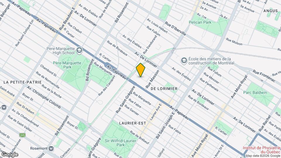 5524 Cartier Rue Map and Location Details