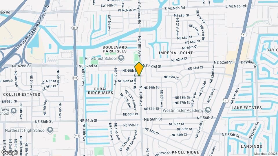 5911 NE 18th Ave Map and Location Details