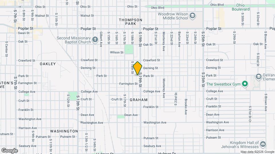 1853 Park St, Unit 1/2 Mapa y Detalles de la Ubicación