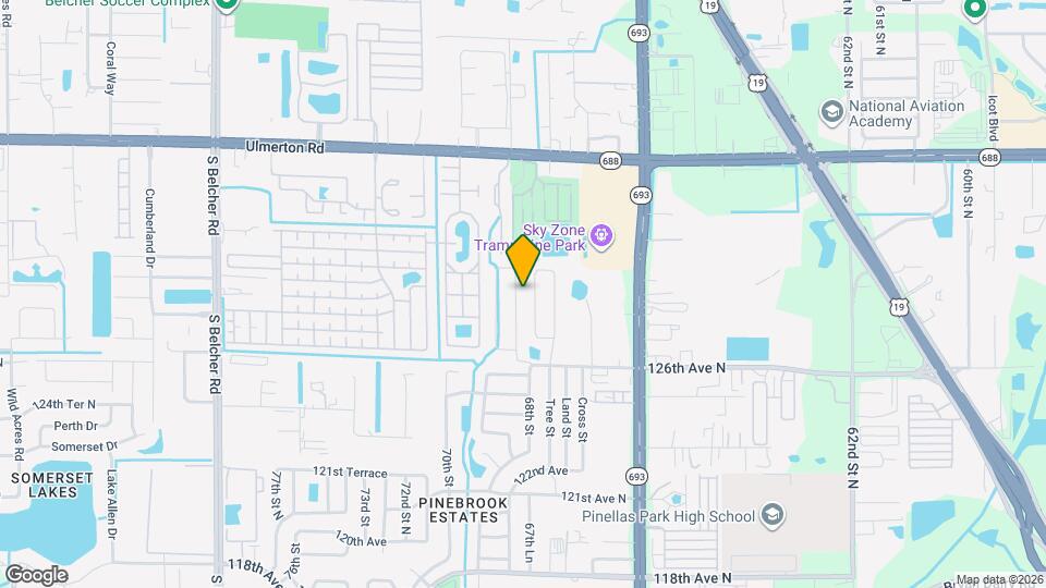 12711 Pineforest Way E Map and Location Details