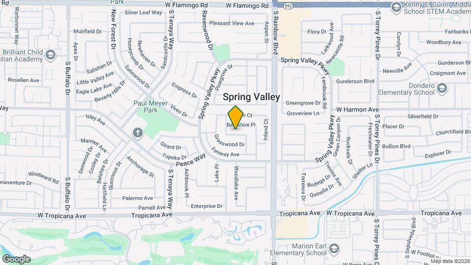 7066 Hillcroft Way Map and Location Details