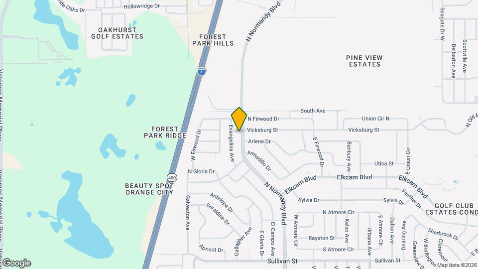 2266 N Normandy Blvd Map and Location Details