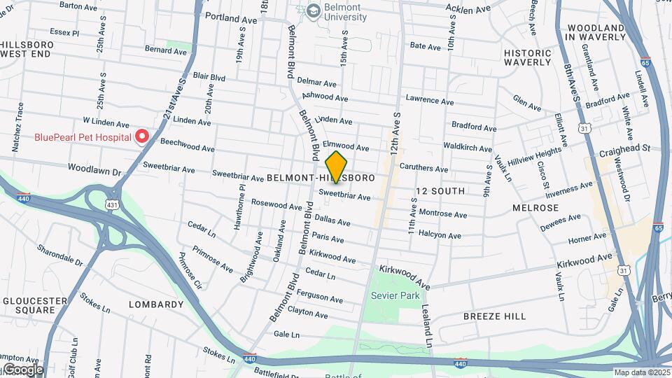 1512A Sweetbriar Ave, Unit A Map and Location Details