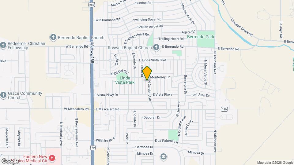 3014 N Garden Ave Map and Location Details