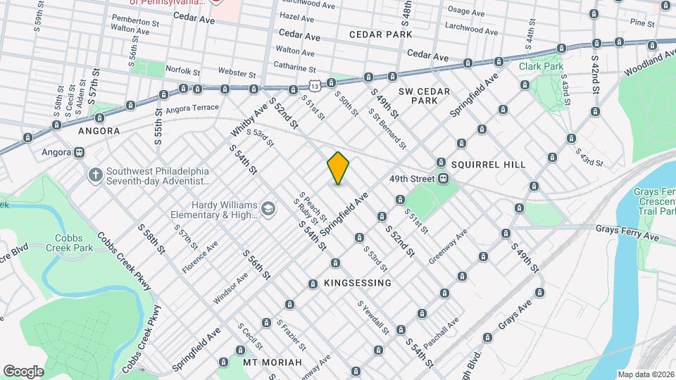 1117 S Wilton St Map and Location Details