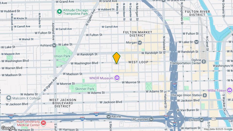 1141 W Washington Blvd Map and Location Details