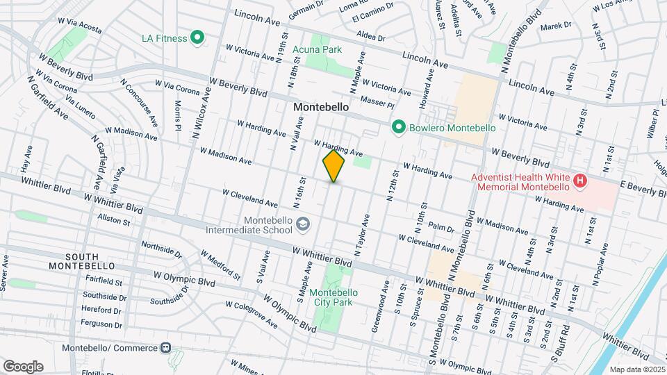 246 N Maple Ave Mapa y Detalles de la Ubicación