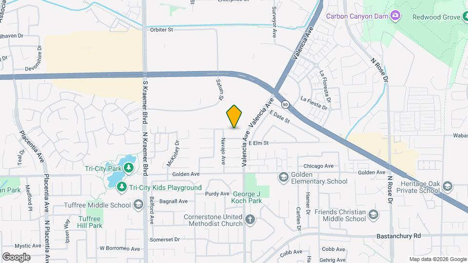 520 Shoshoni Ave Map and Location Details