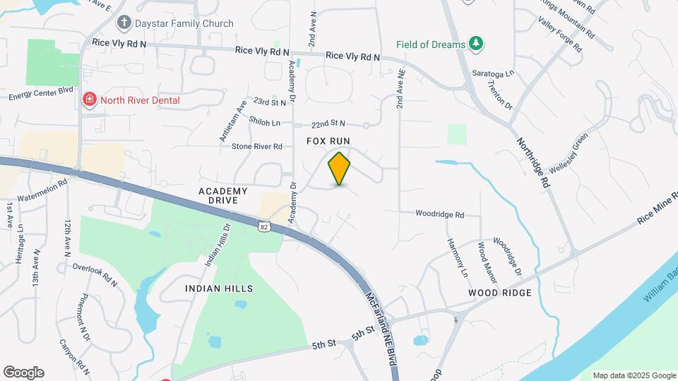 401 Riverdale Dr Map and Location Details