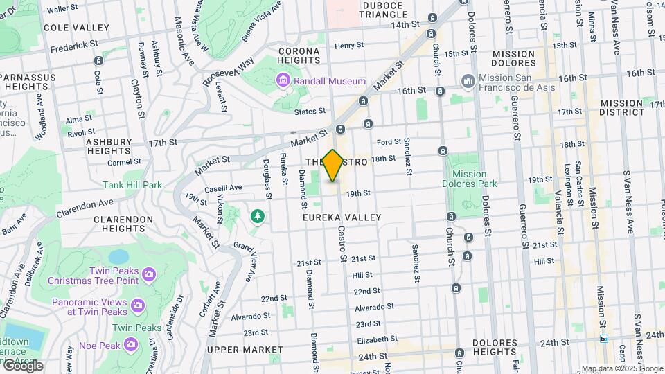 574 Castro St Mapa y Detalles de la Ubicación