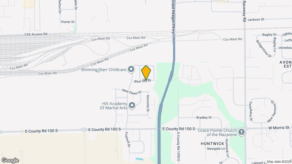 10213 Blue Sky Dr Map and Location Details