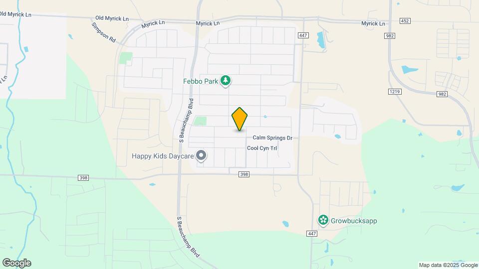 604 Calm Springs Dr Mapa y Detalles de la Ubicación