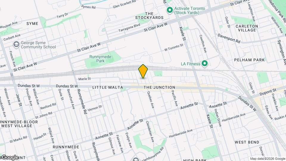 498 Quebec Av Map and Location Details