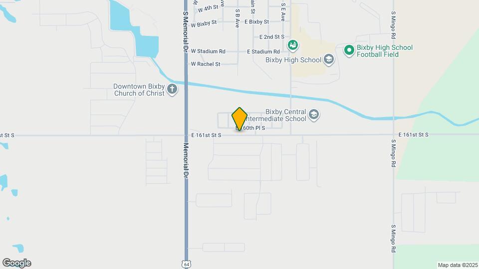 8517 E 161st Pl S Map and Location Details