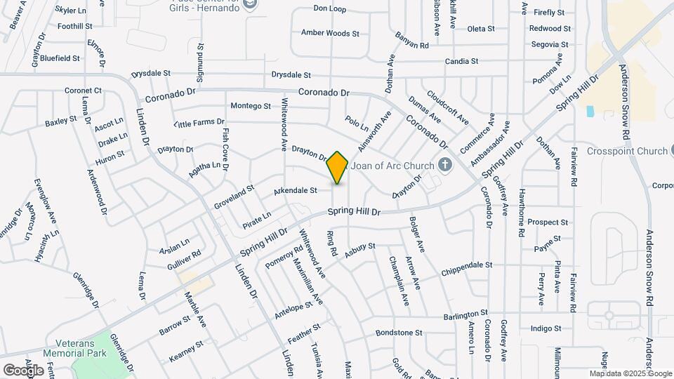 2378 Comerwood Dr Map and Location Details