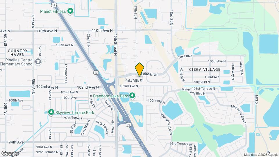 4651 Lake Villa Dr Map and Location Details