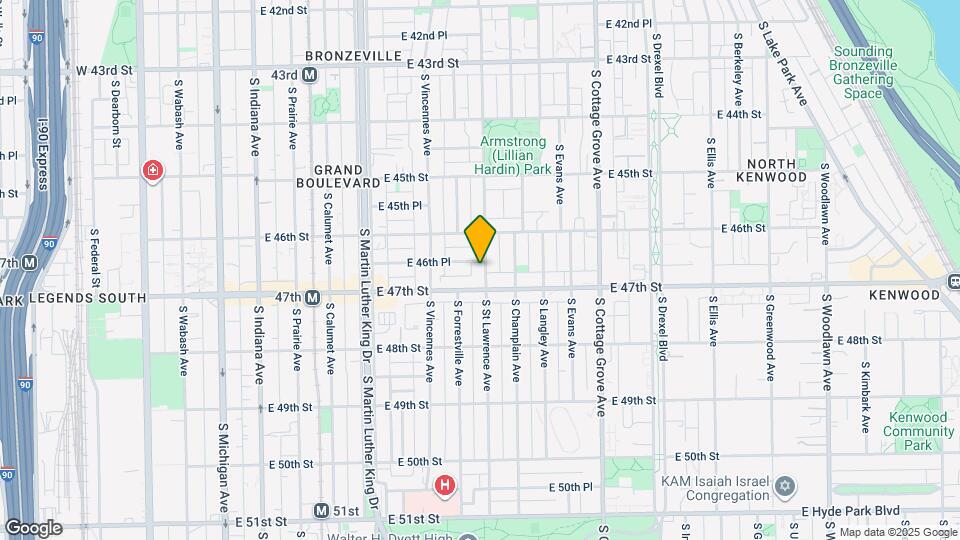 4638-4640 S St Lawrence Ave Mapa y Detalles de la Ubicación