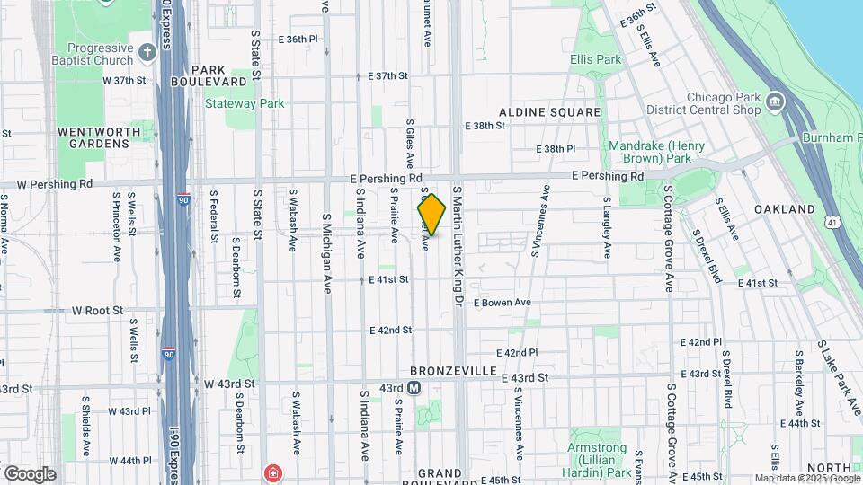 4013-4015 S Calumet Ave Mapa y Detalles de la Ubicación