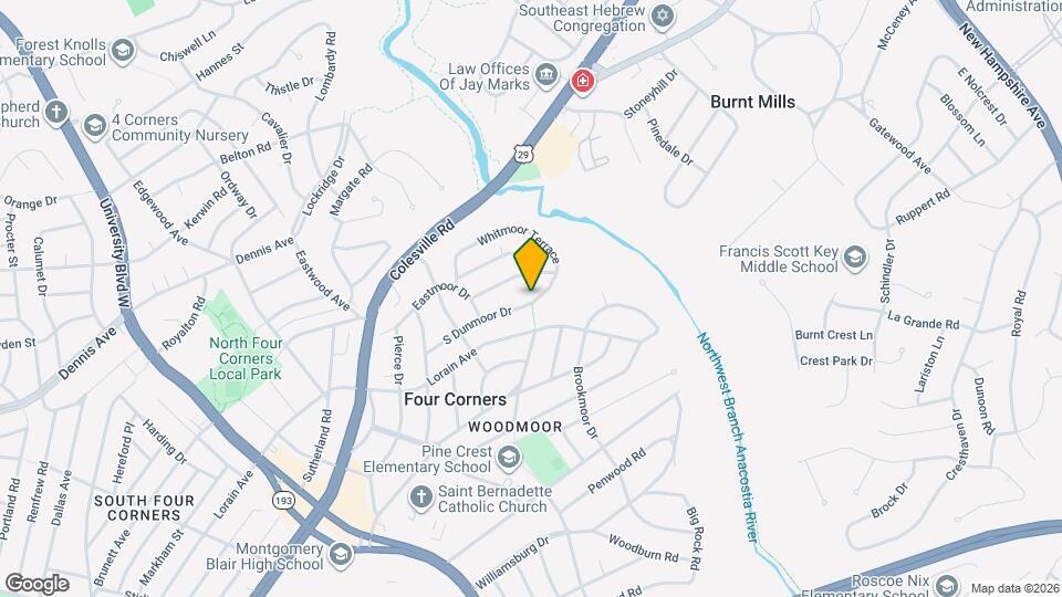 10628 S Dunmoor Dr Map and Location Details