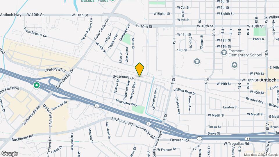 1508 Sycamore Dr Mapa y Detalles de la Ubicación