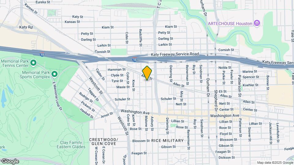 1512 Malone St Map and Location Details