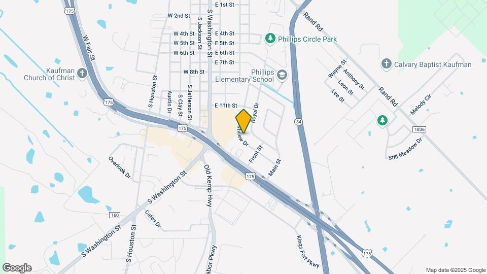 1213 Crestview Dr Mapa y Detalles de la Ubicación