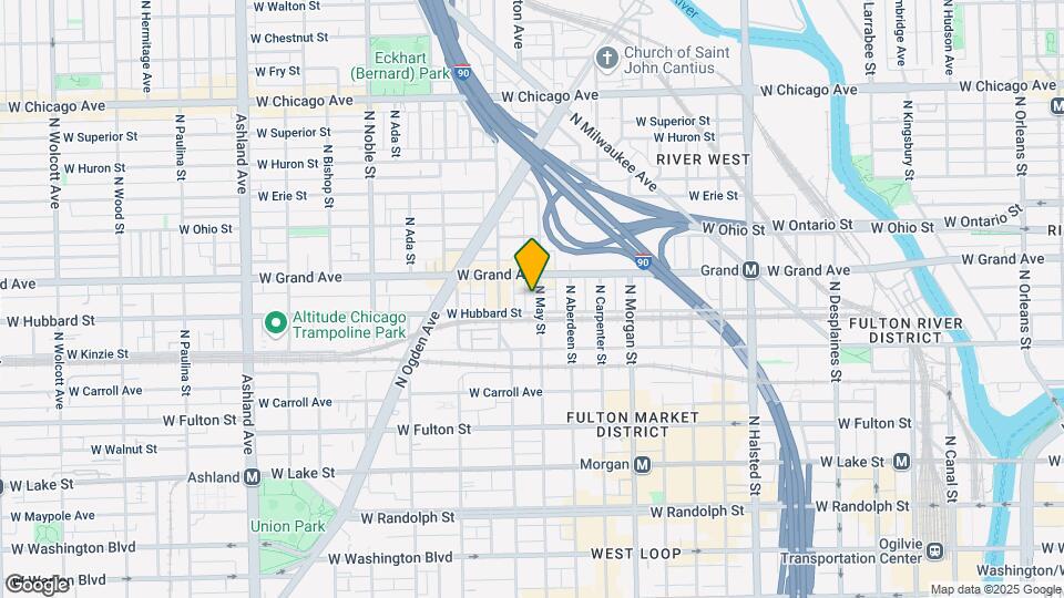 450 N May St Map and Location Details