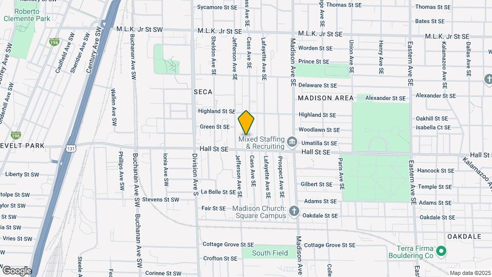 1155 Cass Ave SE Map and Location Details