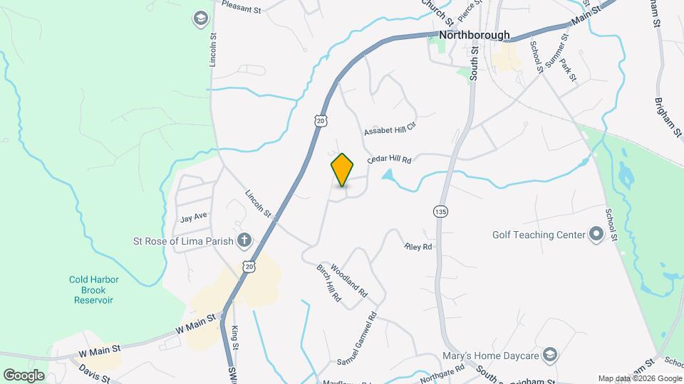 93 Cedar Hill Rd Map and Location Details