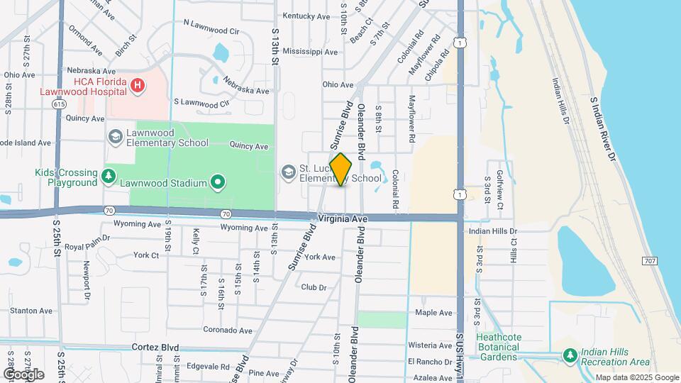 1001 Tennessee Ave Mapa y Detalles de la Ubicación