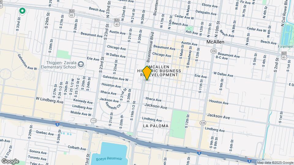 1720 Galveston Ave Map and Location Details
