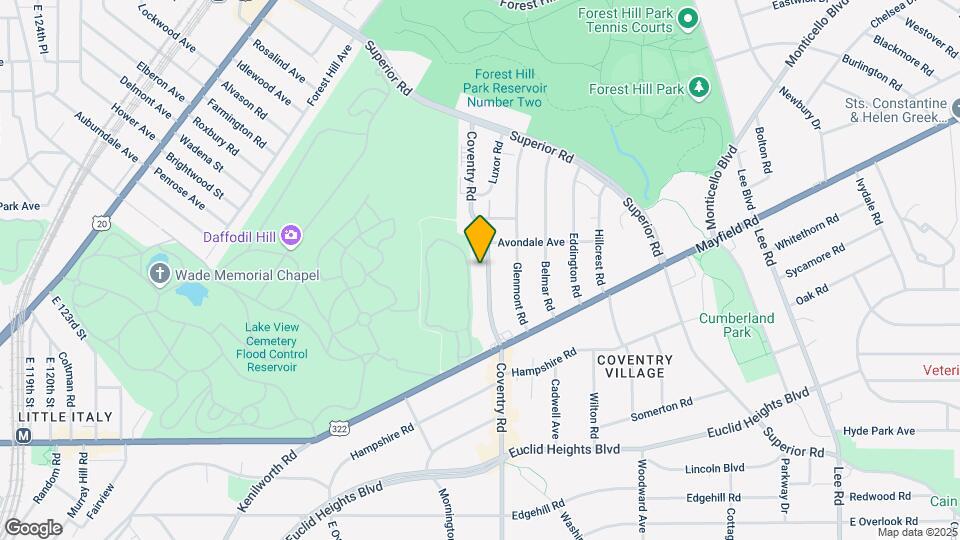1660 Coventry Rd-Unit -Up Map and Location Details