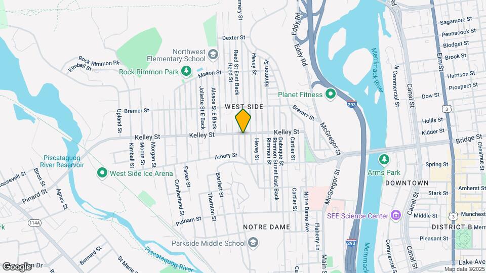 214 Kelley St-Unit -1 Map and Location Details