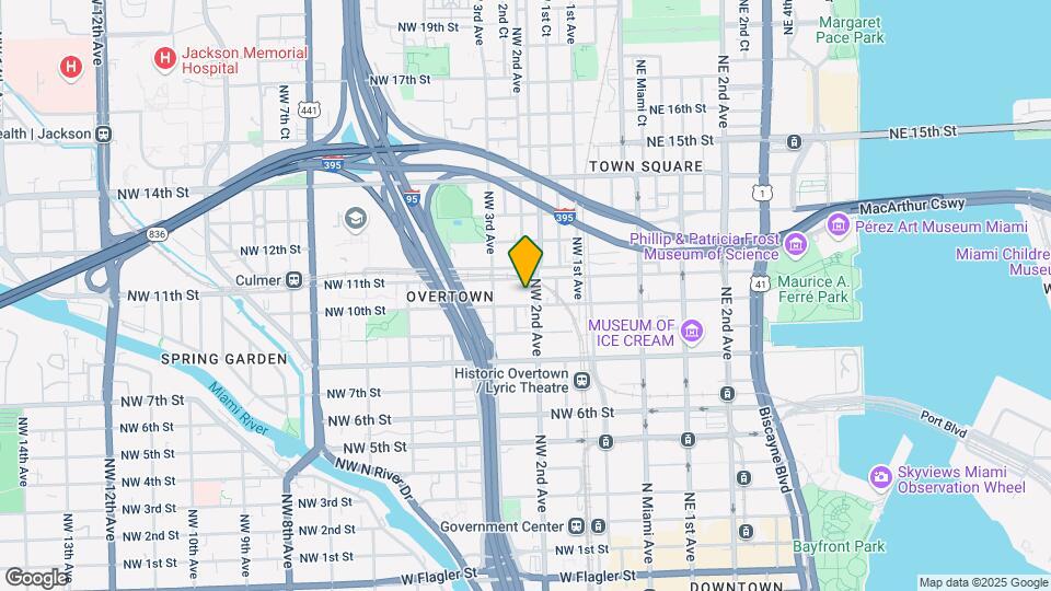 219 NW 10th St Map and Location Details