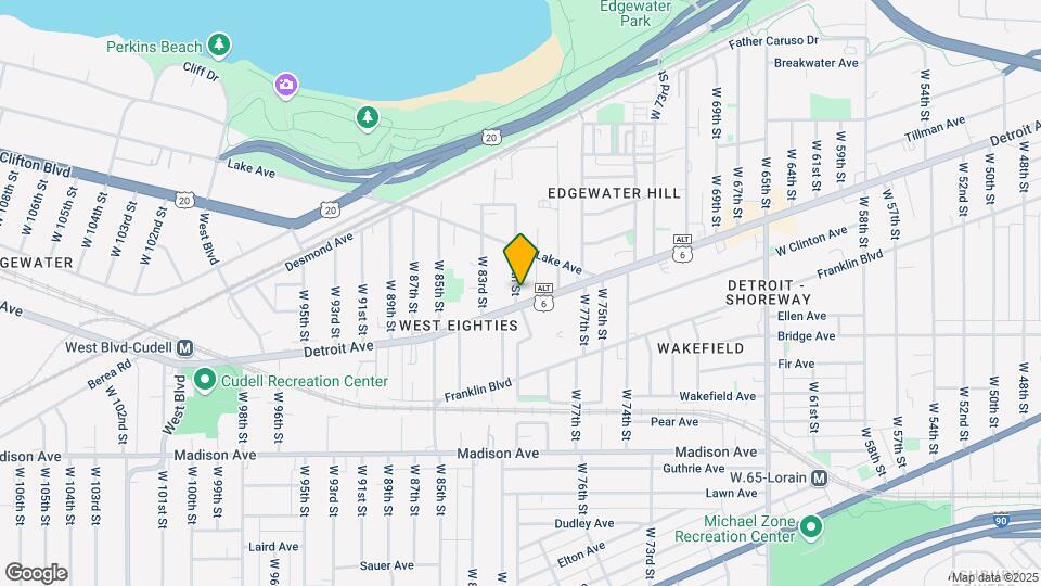 1377 W 80th St Mapa y Detalles de la Ubicación