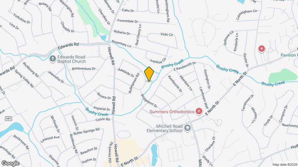 110 Melbourne Ln Map and Location Details