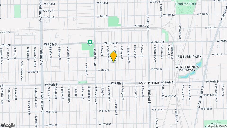 7734 S Carpenter St, Unit 3rd Mapa y Detalles de la Ubicación