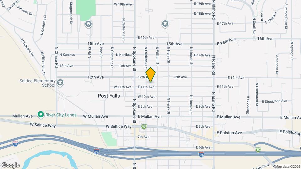 207 E 11th Ave Map and Location Details