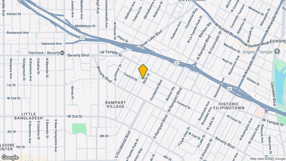 207 N Reno St Map and Location Details