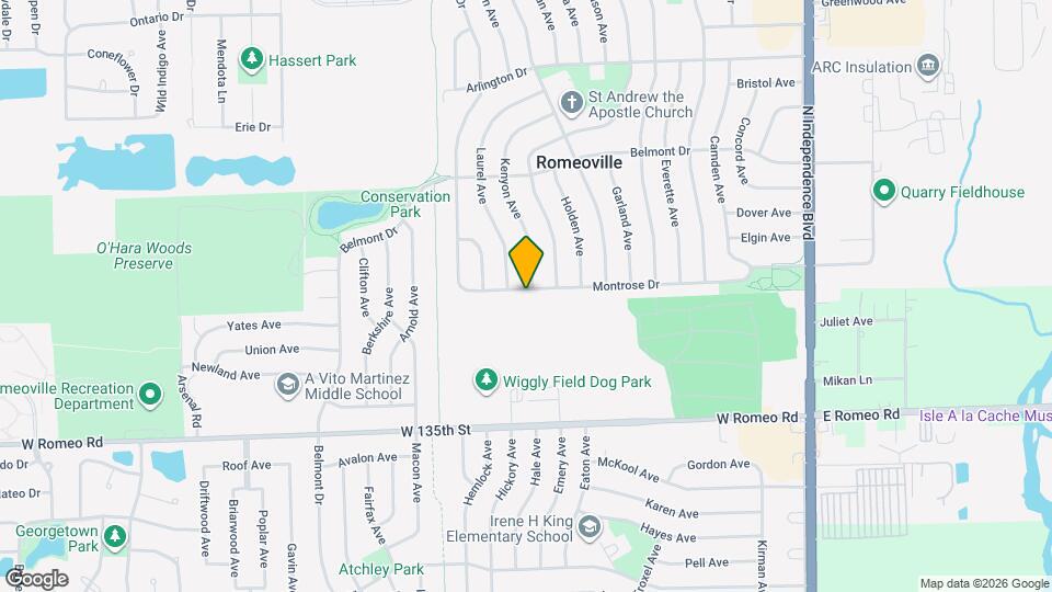 403 Montrose Dr Map and Location Details