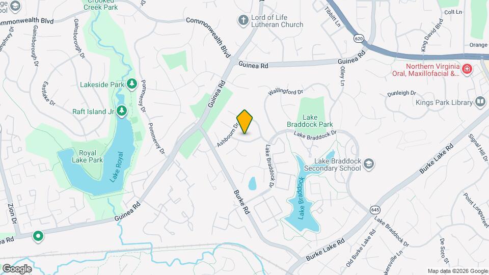 9522 Kirkfield Rd Map and Location Details