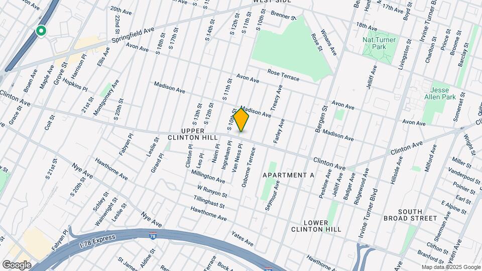 611 Clinton Ave Mapa y Detalles de la Ubicación