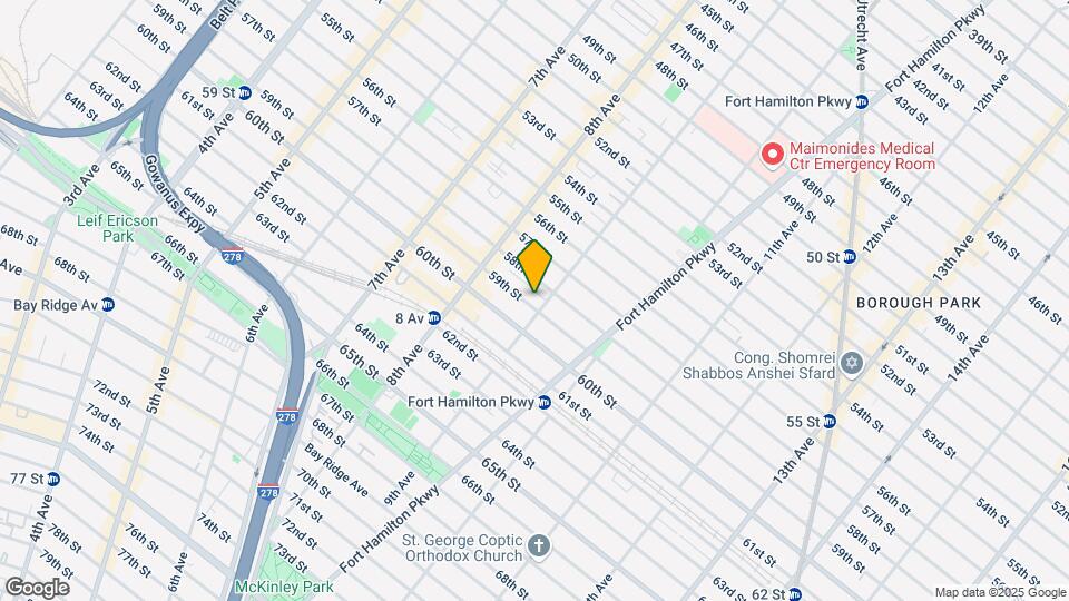 877 59th St Map and Location Details