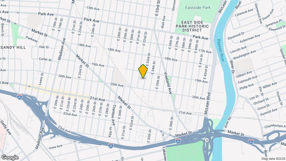 476 E 33rd St, Unit 476 Map and Location Details